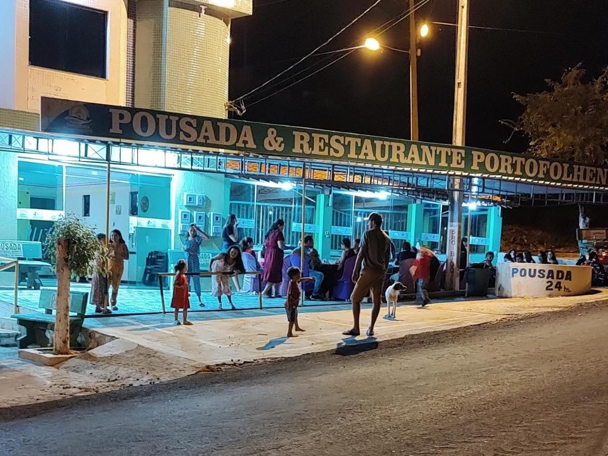 Pousada E Restaurante Portofolhense Porto da Folha Exterior foto